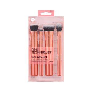 Real Techniques Face Base Makeup Brush Kit, For Concealer, Foundation, & Contour 4 Piece Set Dreamskinhaven