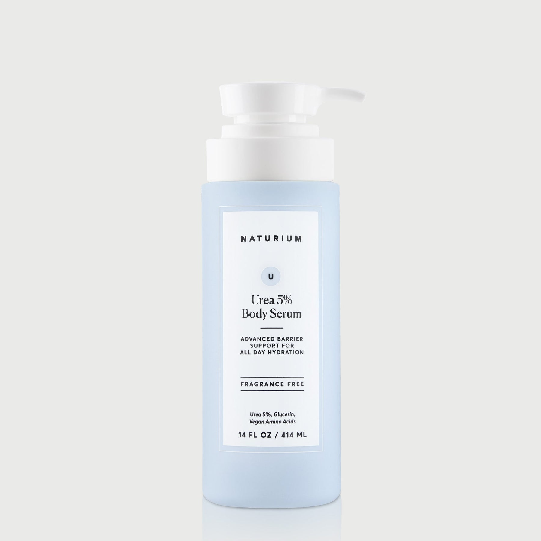 Naturium Urea 5% Body Serum for dry, rough skin – fragrance-free body moisturizer with urea, glycerin, and vegan amino acids
